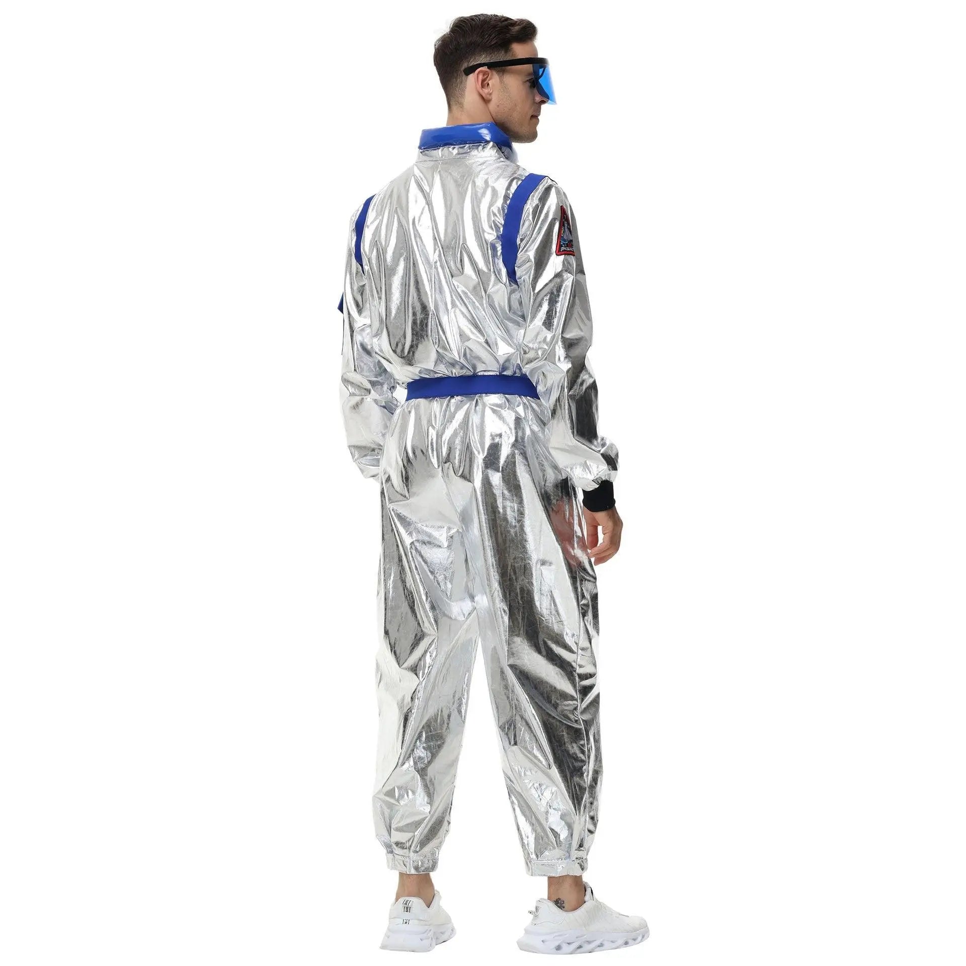 Space Suit Astronaut Couples Costume Carnival Halloween For Women Men - Pajamasbuy