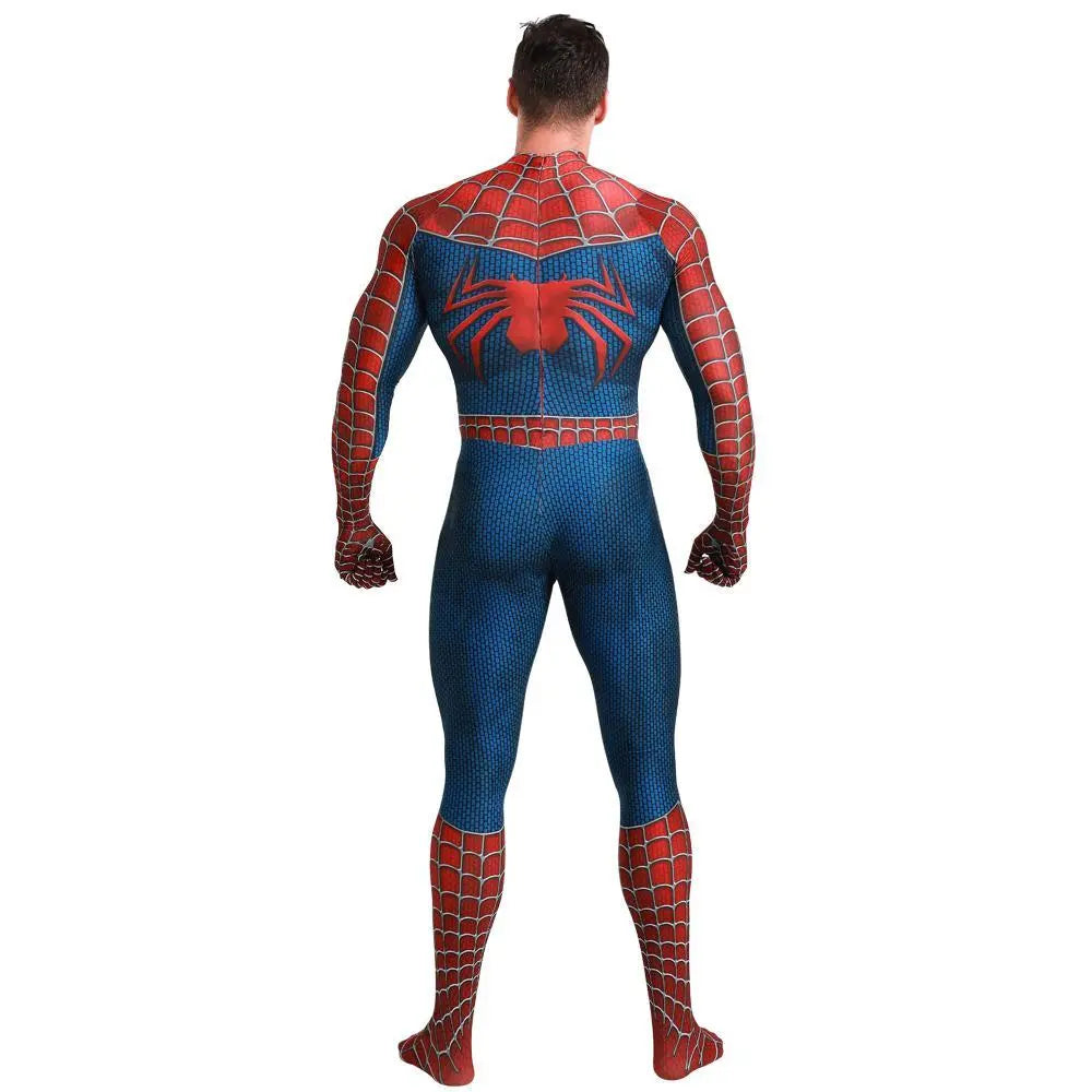 Spider - Man Tony Halloween Cosplay Costume Zentai Jumpsuit - Pajamasbuy