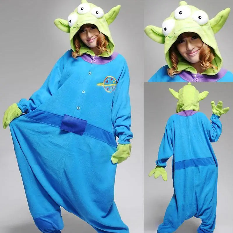 Squeeze Toy Story Alien Kigurumi Onesies Pajamas Costumes - Pajamasbuy