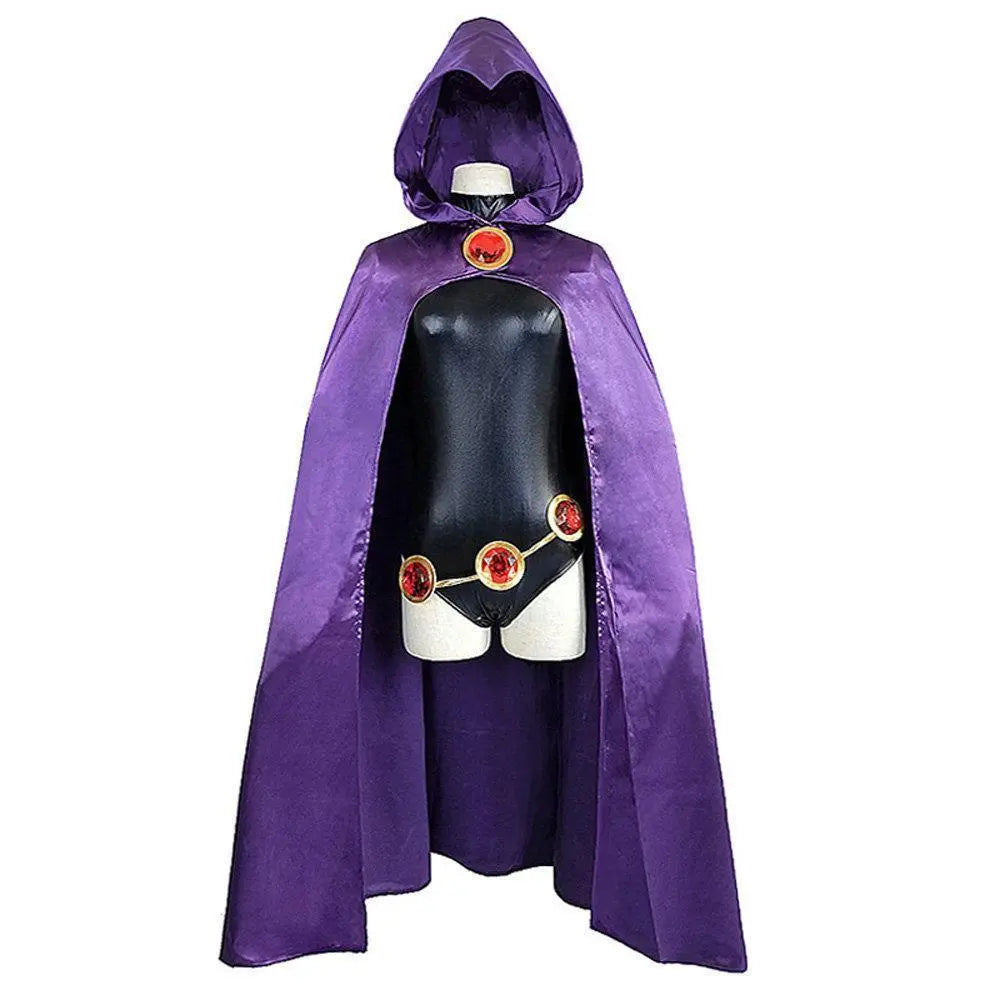 Teen Titans Raven Anime Halloween Cosplay Costume - Pajamasbuy