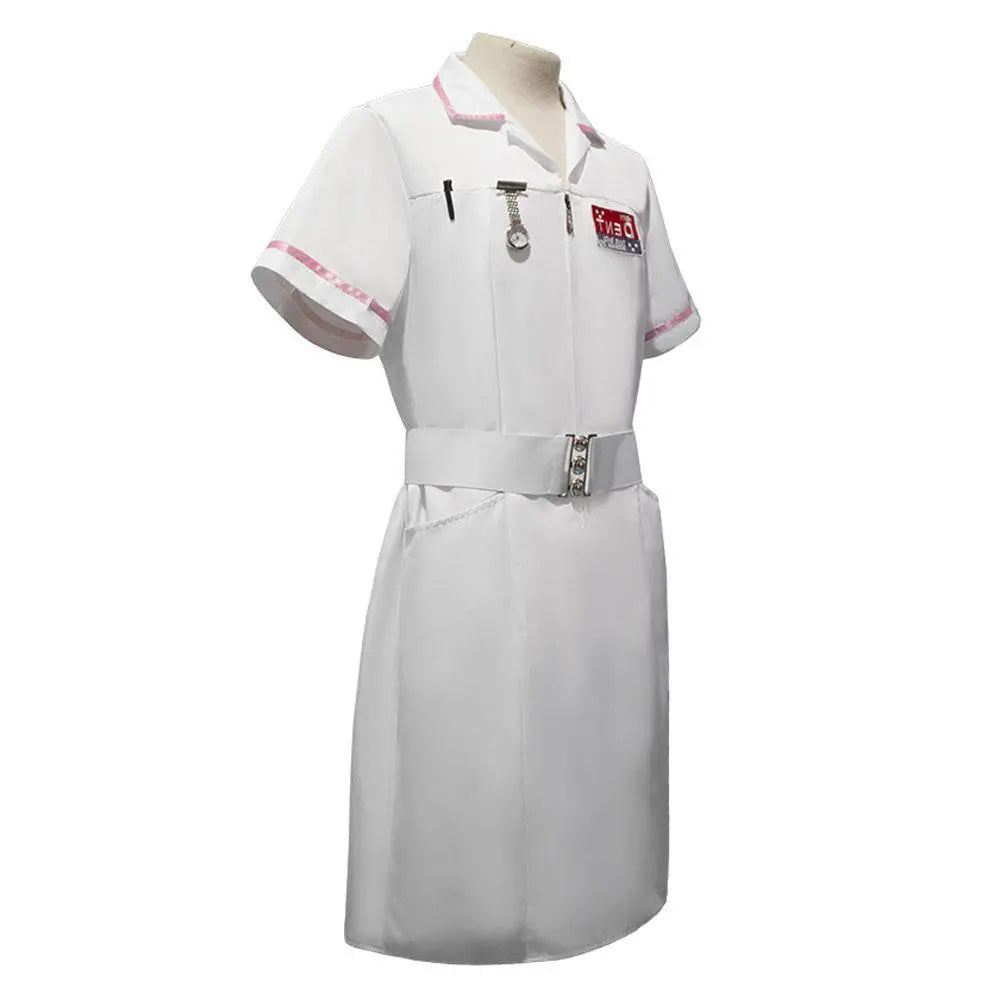 The Dark Knight Joker Cosplay Costume Nurse Uniform Set Adult Halloween Dress Set - Pajamasbuy