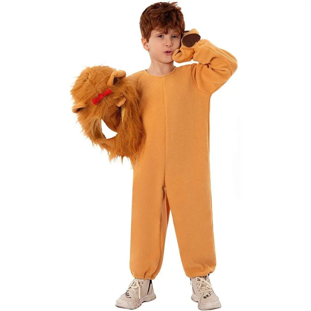 The Wizard of Oz Funny Little lion Child Costume Party kids Cosplay Halloween - Pajamasbuy