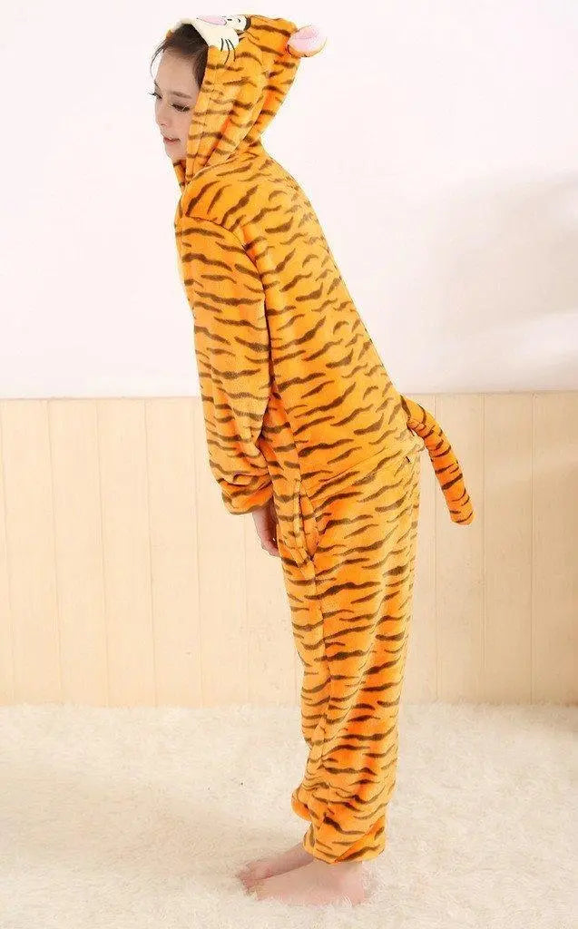 Tiger Onesies Hoodie Pajamas Animal Costume Kigurumi Pajamas - Pajamasbuy