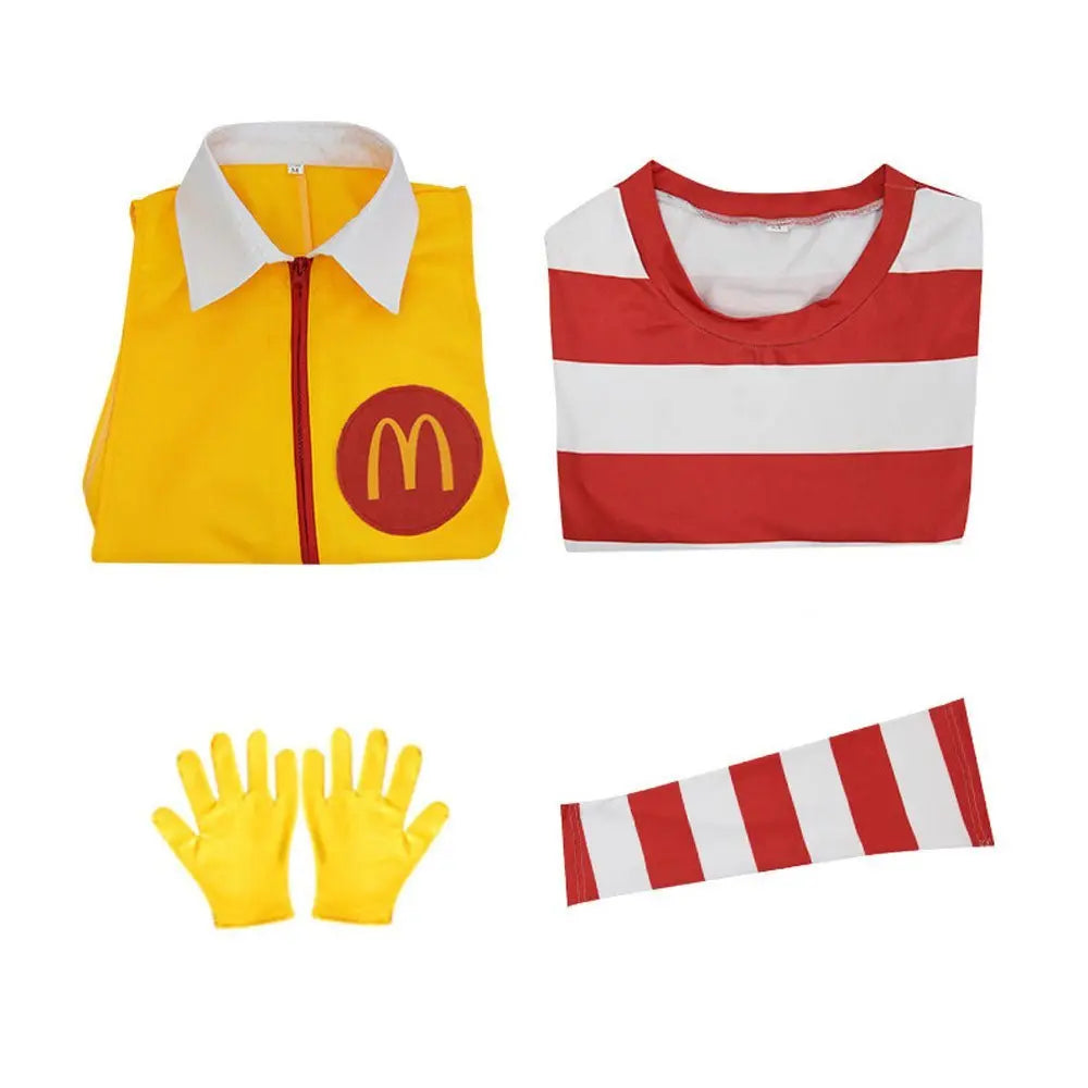 Uncle Ronald McDonald's Cos Costume Cosplay Uniform jumpsuits - Pajamasbuy