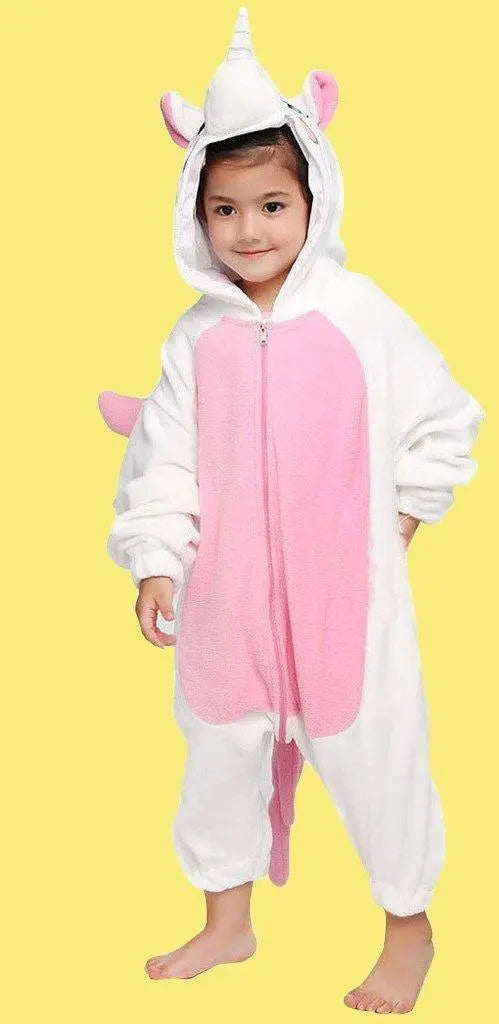 Unicorn Kids Kigurumi Onesies Hoodie Animal Pajamas costume - Pajamasbuy