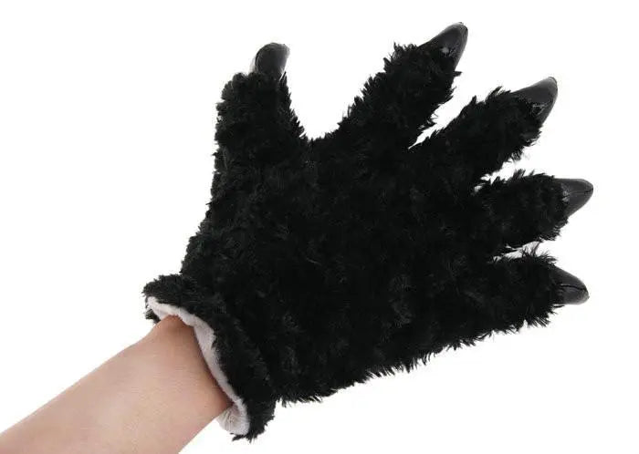 Unisex Onesies Warm Plush Animal Hands Claw Paw Furry gloves Kigurumi - Pajamasbuy