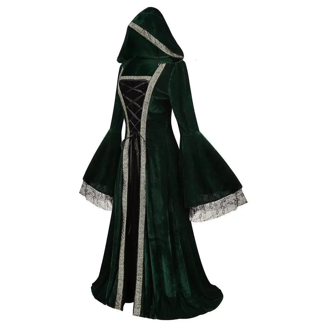 Womens Medieval Renaissance Costume Plus Size Medieval Role Play Dress - Pajamasbuy