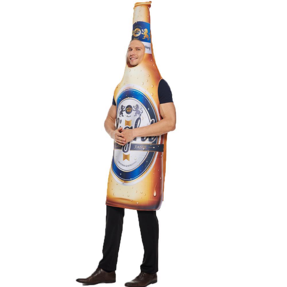 Adult beer bottle Oktoberfest Funny Novelty Halloween Cosplay Costume - Pajamasbuy