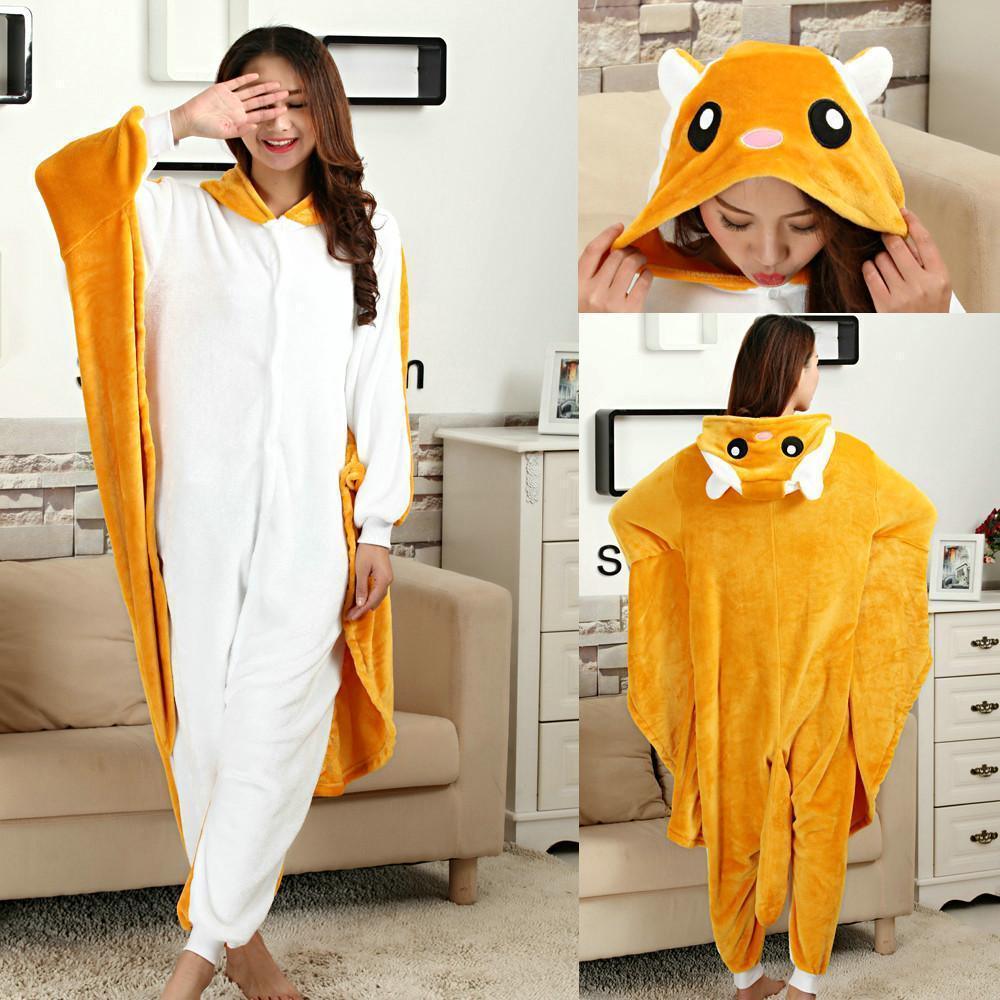 Adult Flying Squirrel Animal Onesies Hoodie Kigurumi Pajamas - Pajamasbuy