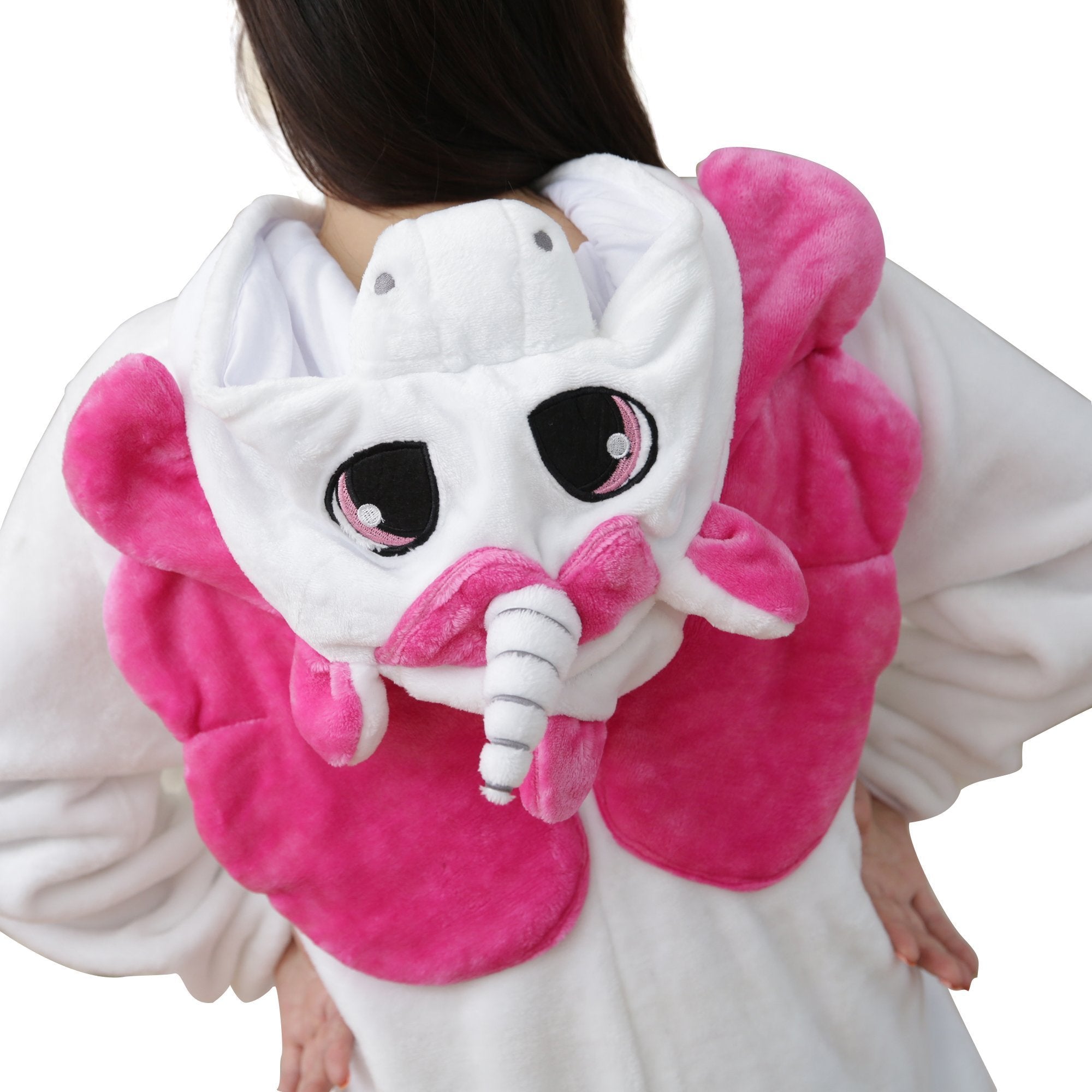 BuyAdult Hot Pink Unicorn Pegasus Kigurumi Onesies Costume Pajamas Now Cheaper With 3 - 5 Days Ship - PajamasBuy