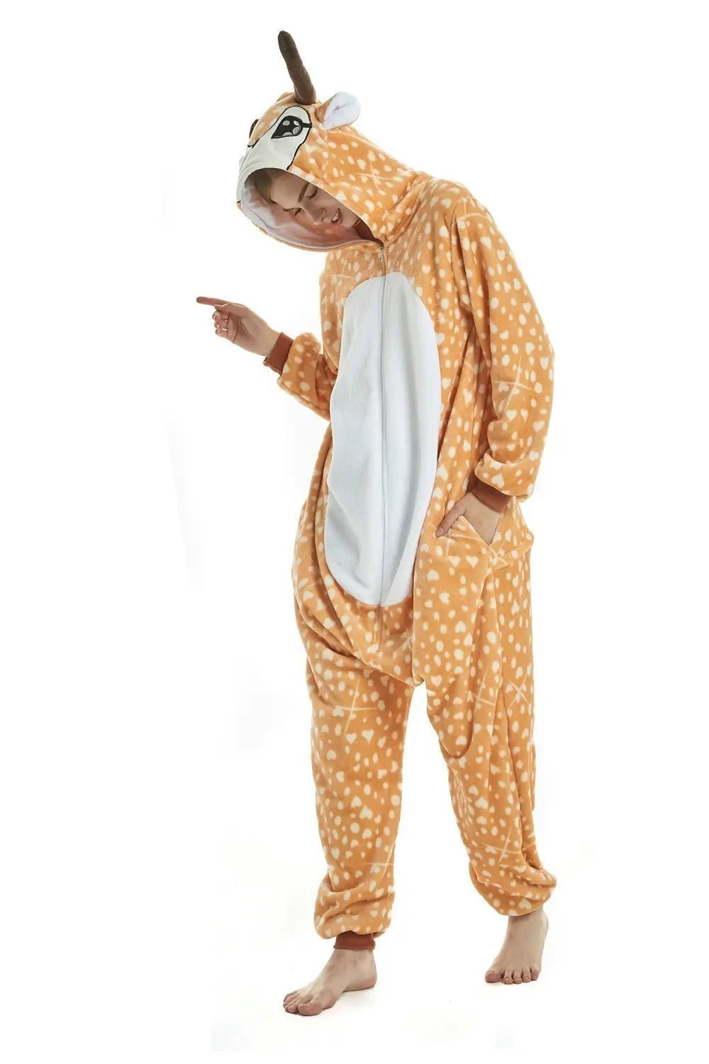 BuyAdult New Deer Kigurumi Onesies Pajamas Costume Now Cheaper With 3 - 5 Days Ship - PajamasBuy