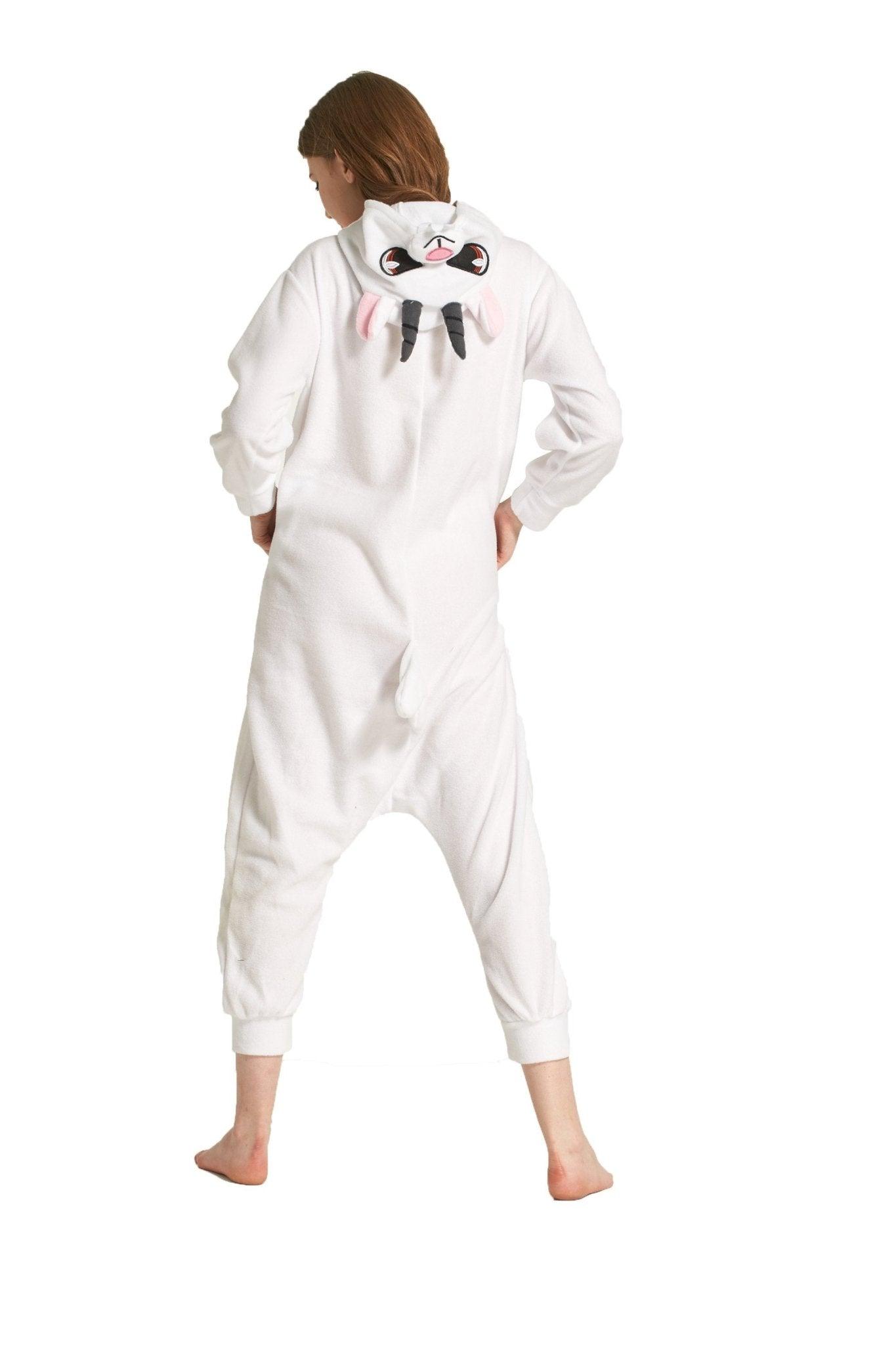 Adult Pink Goat Onesies Hoodie kigurumi Costume Pajamas - Pajamasbuy