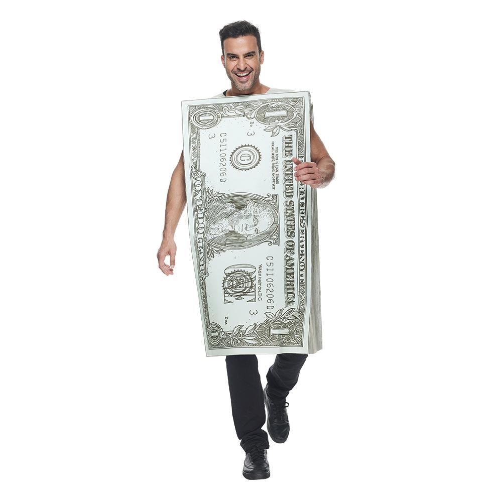 BuyAdult Spoof Money Funny Novelty Halloween Cosplay Costume Now Cheaper With 3 - 5 Days Ship - PajamasBuy