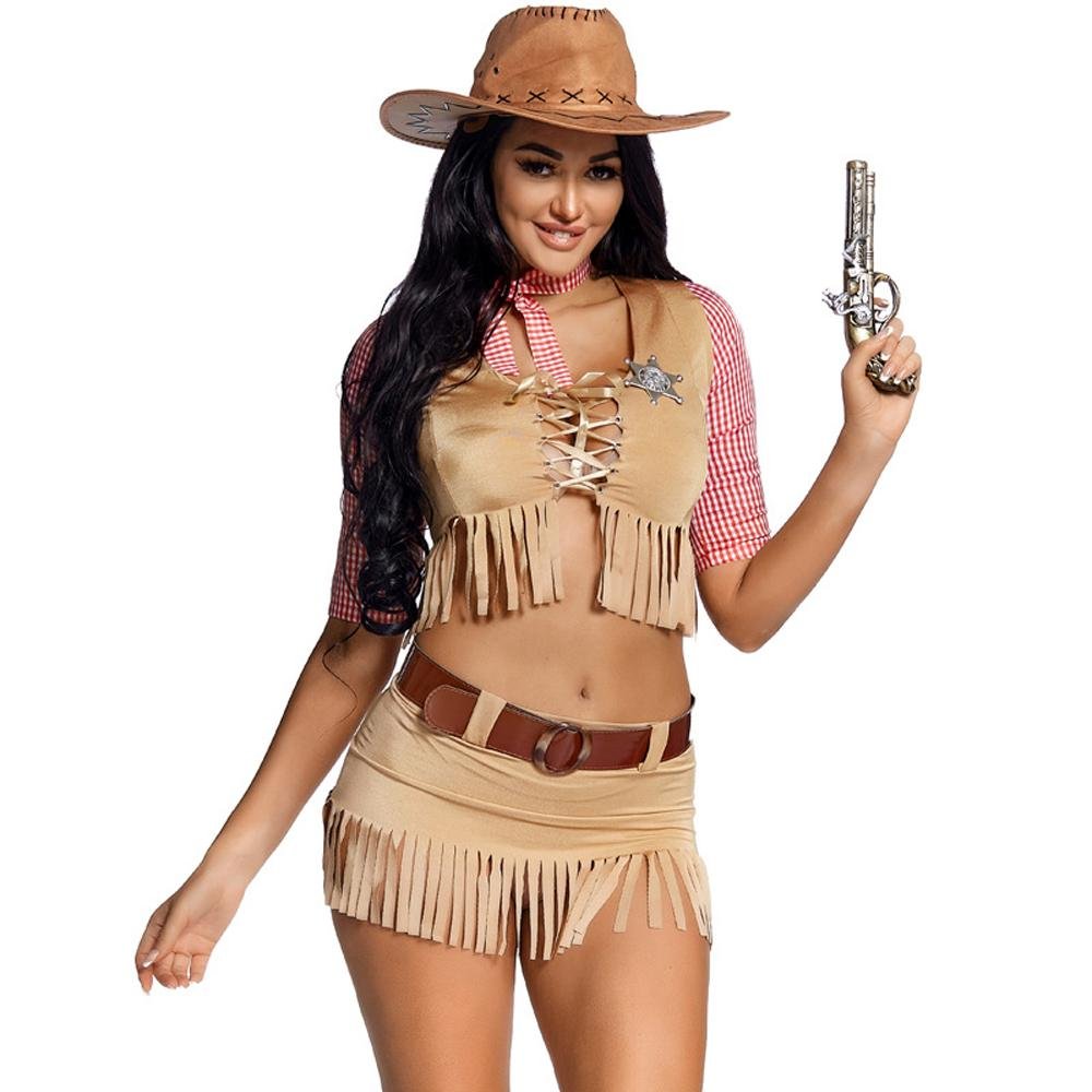 BuyAmerican Western pioneer cowboy Halloween Costume Now Cheaper With 3 - 5 Days Ship - PajamasBuy