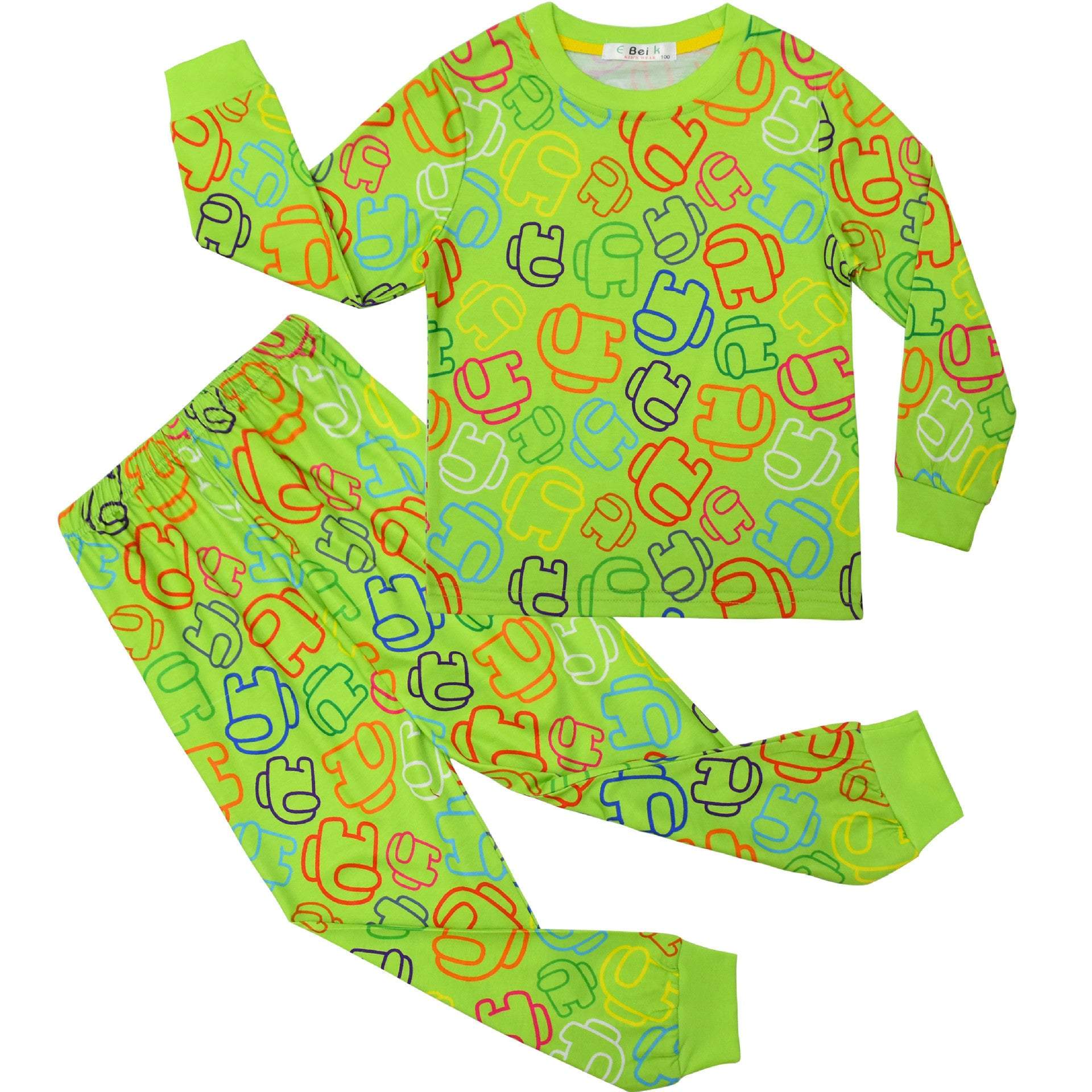 BuyAmong us Kids Sleepwear Cotton Long Sleeve Tops & Pants Boy Pajamas Set Now Cheaper With 3 - 5 Days Ship - PajamasBuy