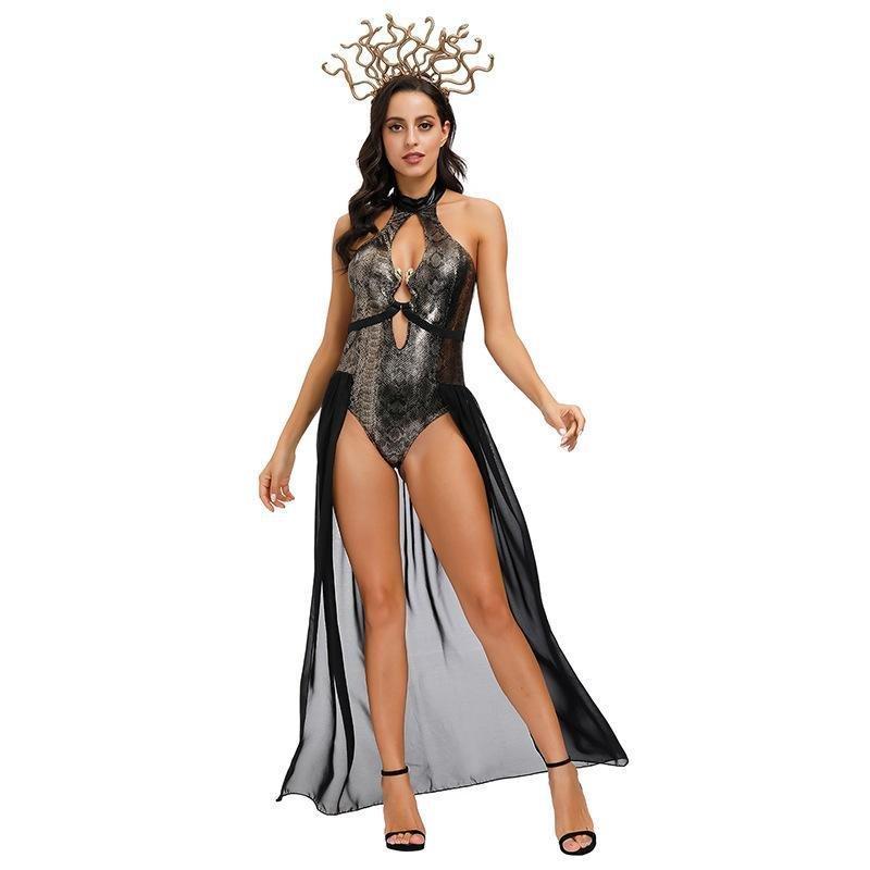 BuyAncient Greek character Gorgonette Medusa Halloween costume Now Cheaper With 3 - 5 Days Ship - PajamasBuy