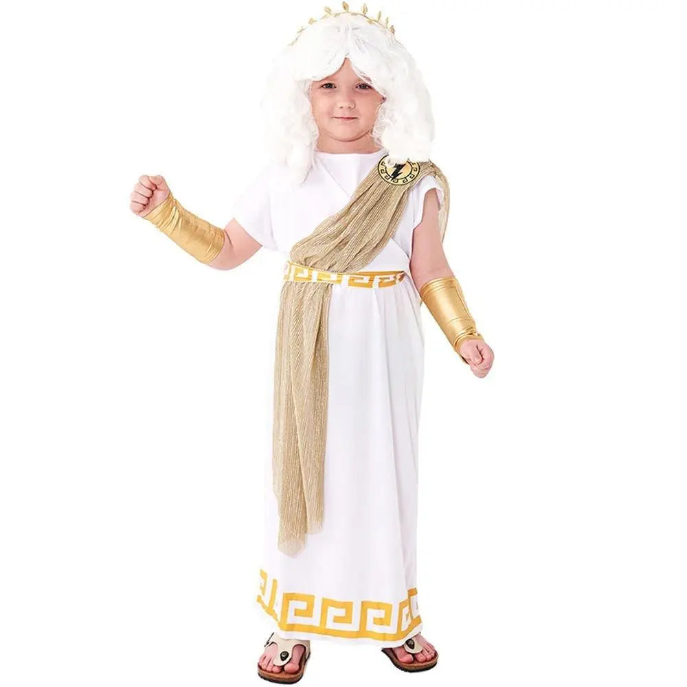 ancient greek mythology zeus Children Halloween carnival costume for kids - Pajamasbuy