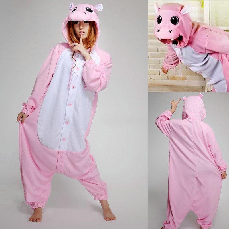 BuyAnimal Adult Hippo Onesies Hoodie kigurumi Pajamas costume Now Cheaper With 3 - 5 Days Ship - PajamasBuy