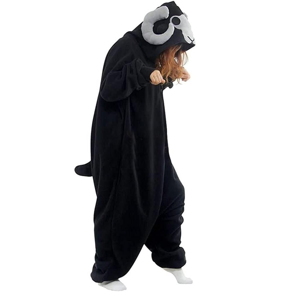 BuyAnimal kigurumi onesies Zippered Goat Cartoon Costume Now Cheaper With 3 - 5 Days Ship - PajamasBuy