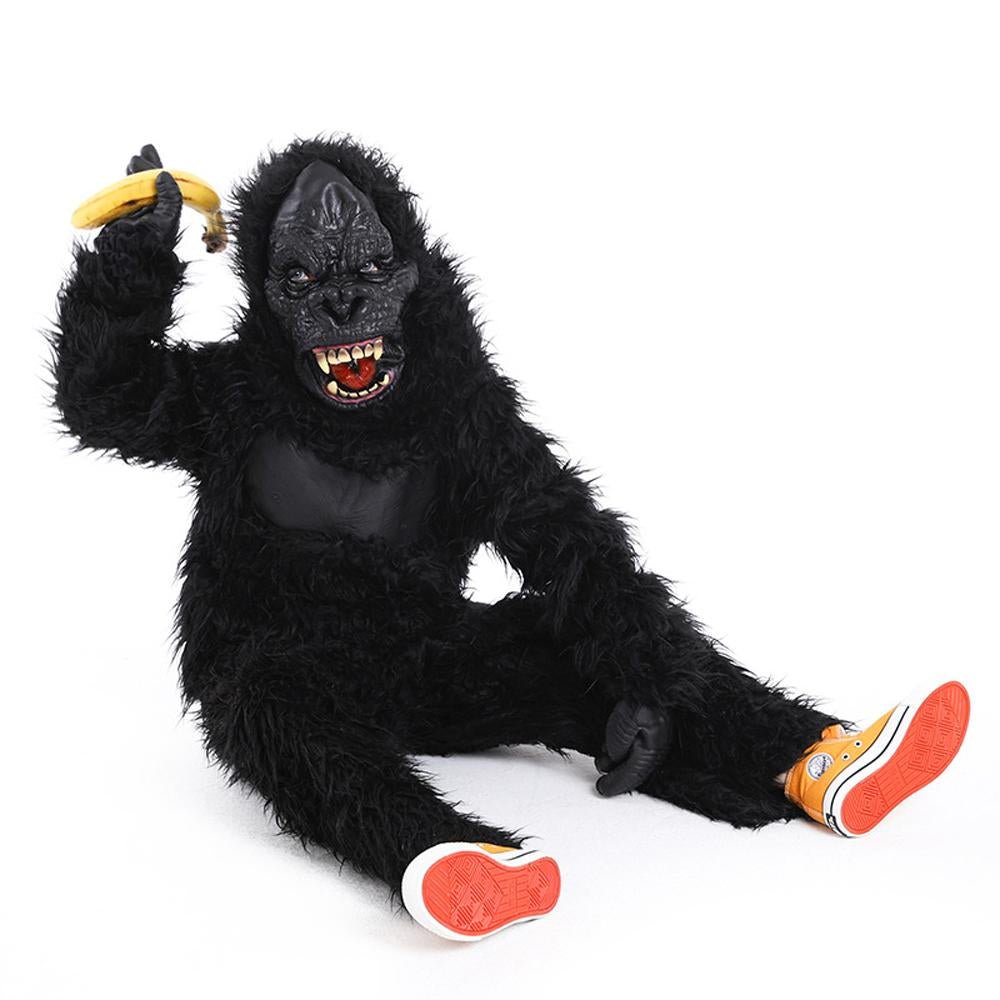 BuyAnimal party play King Kong Suffed Gorilla Costume for Kids Now Cheaper With 3 - 5 Days Ship - PajamasBuy