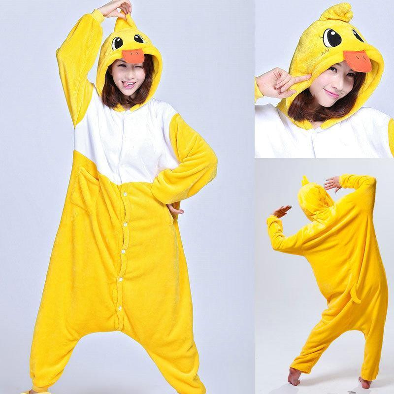 BuyAnimal Unisex Adult Duck Onesies Kigurumi Costume Pajamas Now Cheaper With 3 - 5 Days Ship - PajamasBuy