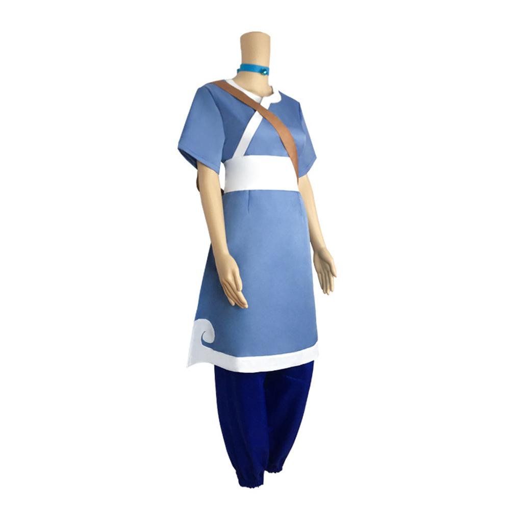 BuyAnime Katara Avatar The Last Airbender Costume Party Carnival Cosplay Full Set Now Cheaper With 3 - 5 Days Ship - PajamasBuy