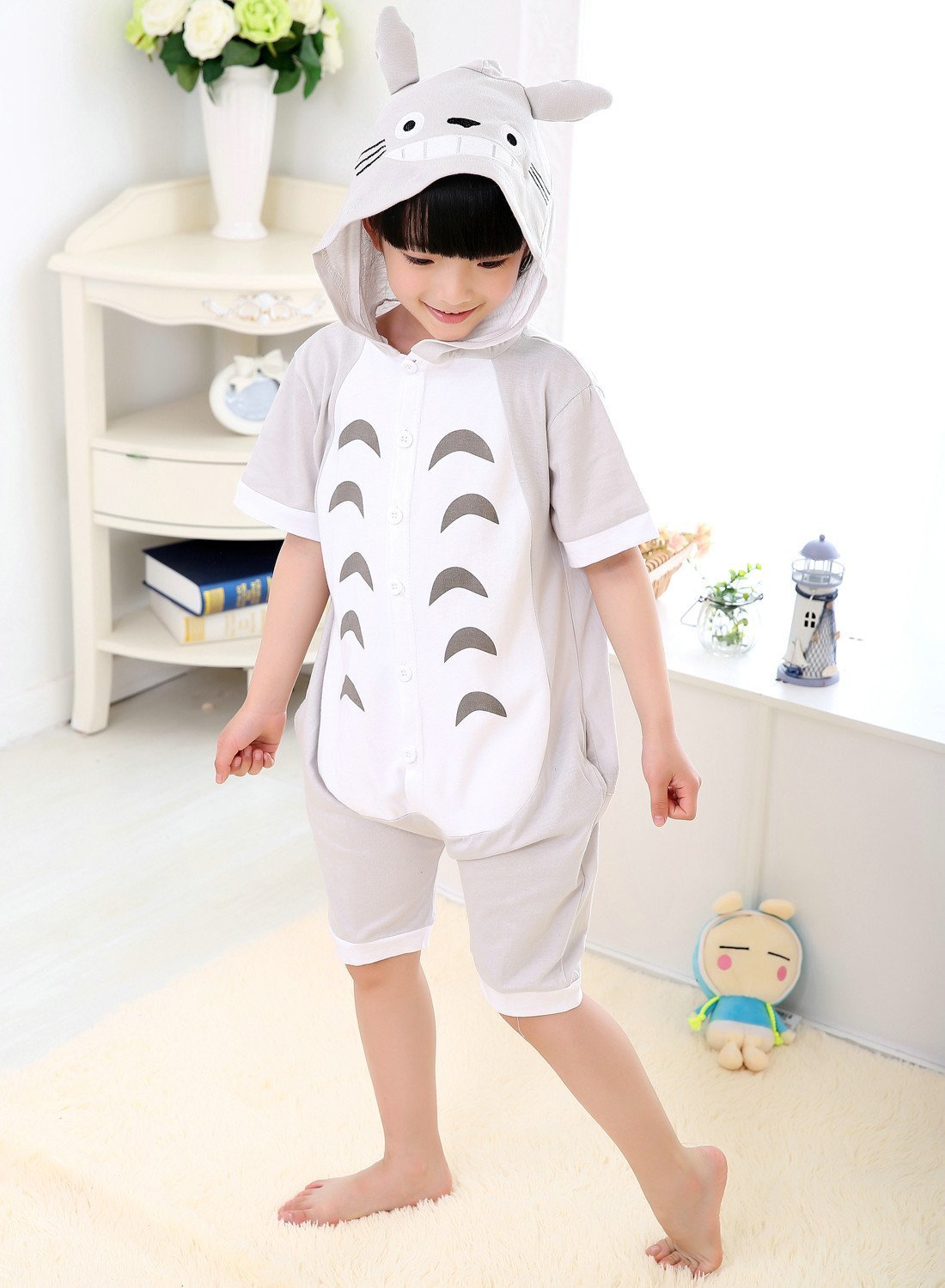 BuyAnime Totoro Costume kids Animal Onesies Summer Pajamas Now Cheaper With 3 - 5 Days Ship - PajamasBuy