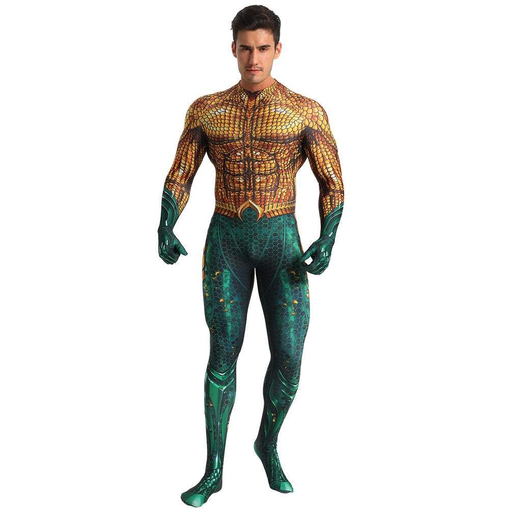 BuyAquaman 2 Costume Arthur Cosplay Bodysuit Halloween Fancy Cosplay Carnival Suit Now Cheaper With 3 - 5 Days Ship - PajamasBuy