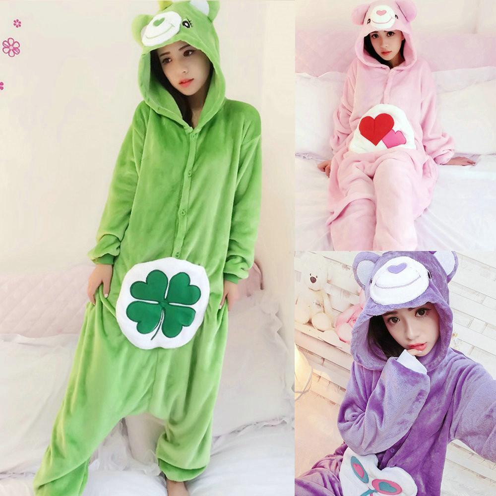 BuyBear Kigurumi Pajamas Hoodie Costume Animal Flannel Onesies Now Cheaper With 3 - 5 Days Ship - PajamasBuy