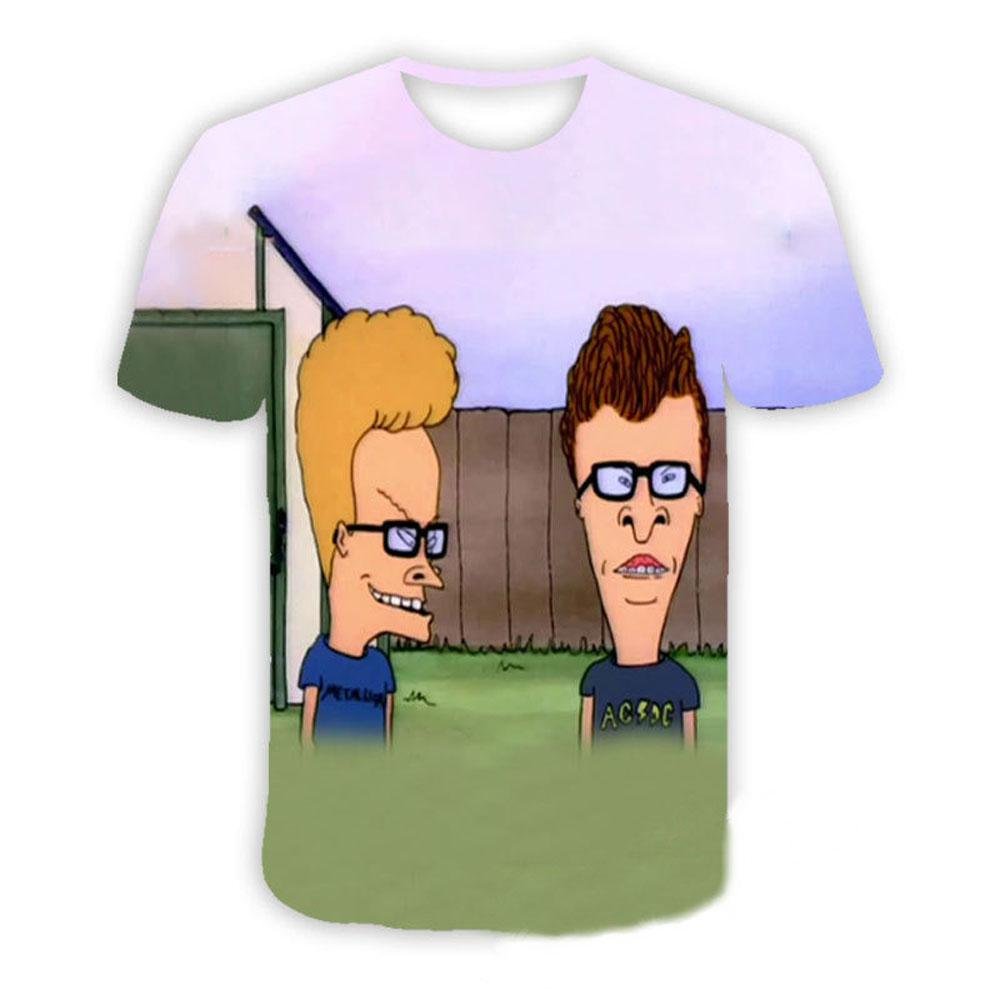 BuyBeavis and butthead costumes round neck short sleeve men's 3D T - shirt Now Cheaper With 3 - 5 Days Ship - PajamasBuy