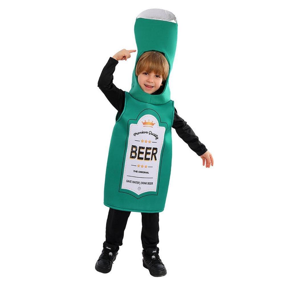 Beer Wine red Bottle Cosplay Costume Children's Day and School Festival Performance Outfit - Pajamasbuy