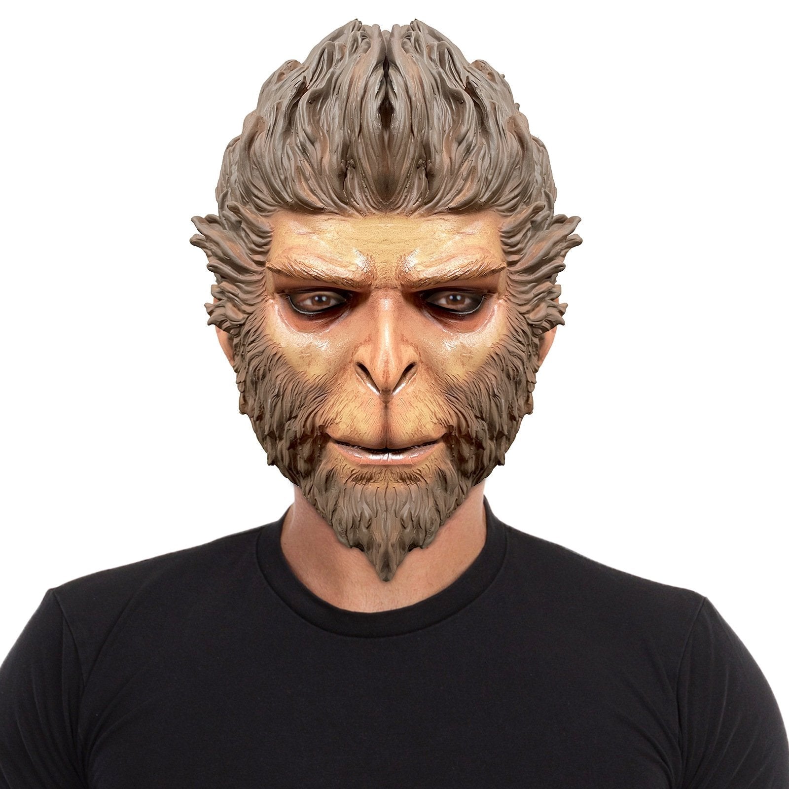 BuyBlack Myth Wukong Fun Monkey Mask Halloween Now Cheaper With 3 - 5 Days Ship - PajamasBuy