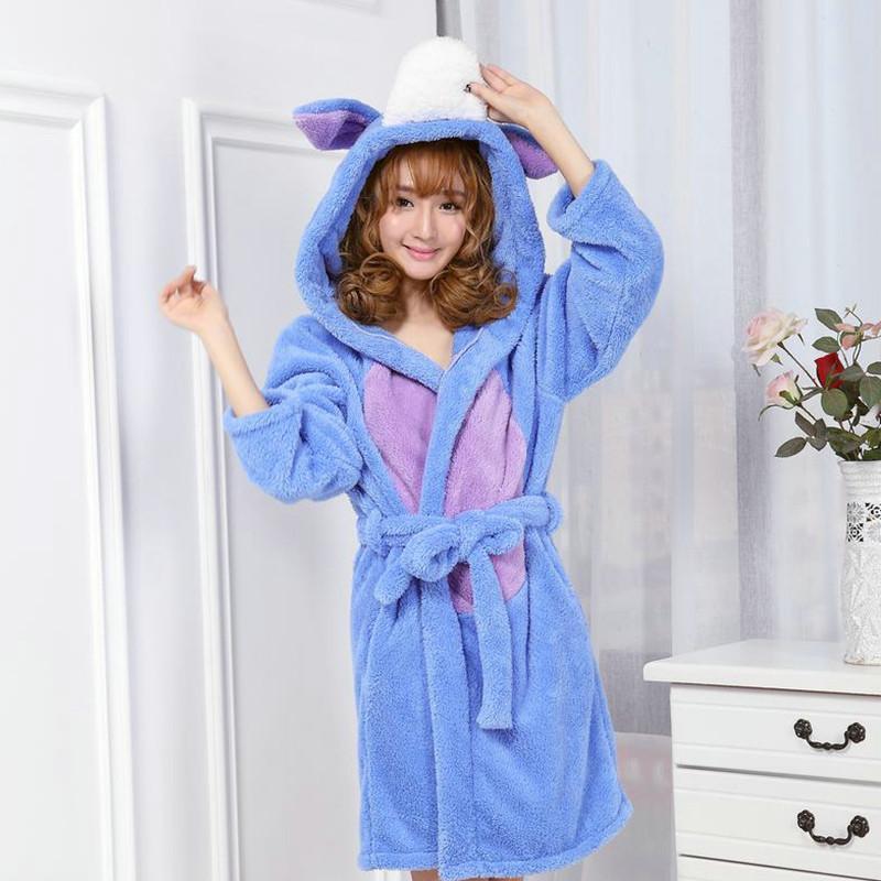 BuyBlue Donkey Kigurumi Pajamas Winter Cosplay Robe Hoodie Now Cheaper With 3 - 5 Days Ship - PajamasBuy