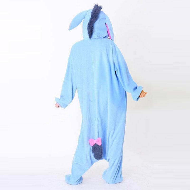 Blue Eeyore Donkey Kigurumi Onesies Pajamas Animal Costume - Pajamasbuy