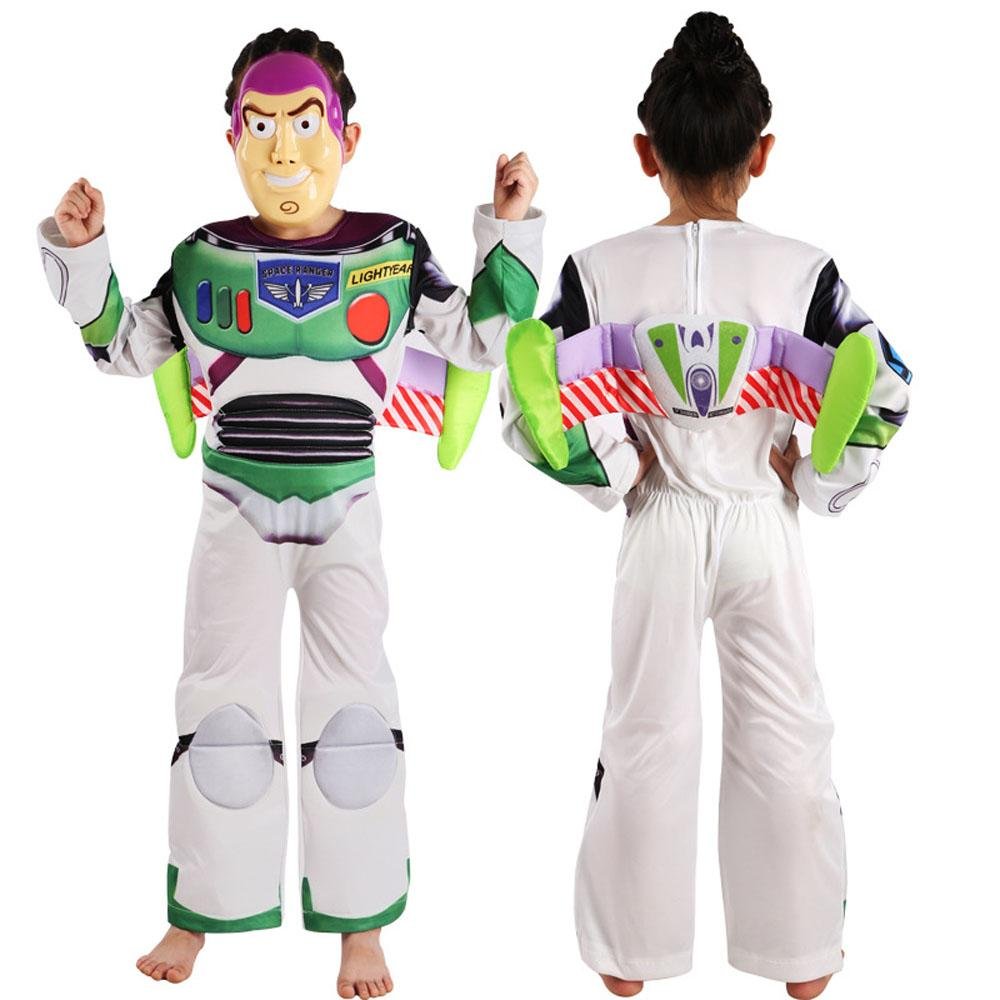 BuyBuzz Lightyear Toy Story Carnival Cosplay Costume Set For Kids Boys With Mask Wing Now Cheaper With 3 - 5 Days Ship - PajamasBuy