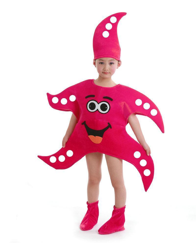 Cartoon Starfish Octopus Children Kids Gift Kigurumi Costume - Pajamasbuy