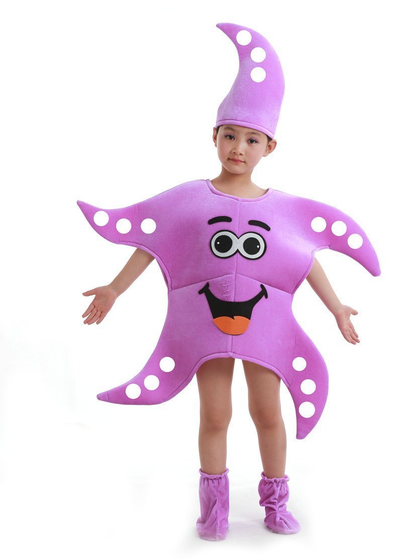 BuyCartoon Starfish Octopus Children Kids Gift Kigurumi Costume Now Cheaper With 3 - 5 Days Ship - PajamasBuy