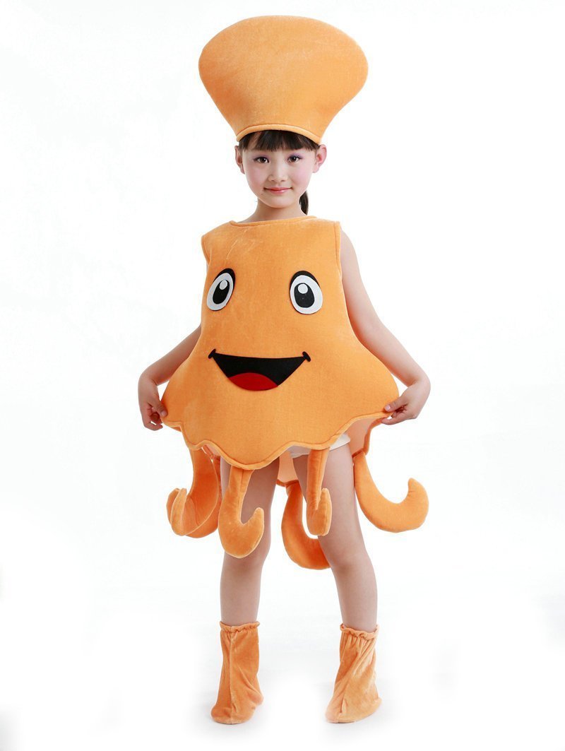 BuyCartoon Starfish Octopus Children Kids Gift Kigurumi Costume Now Cheaper With 3 - 5 Days Ship - PajamasBuy