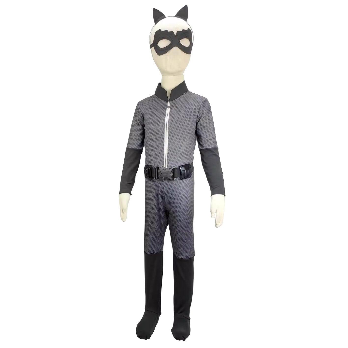 Children's Catwoman Costume Dark Knight 4 - piece set Kids - Pajamasbuy