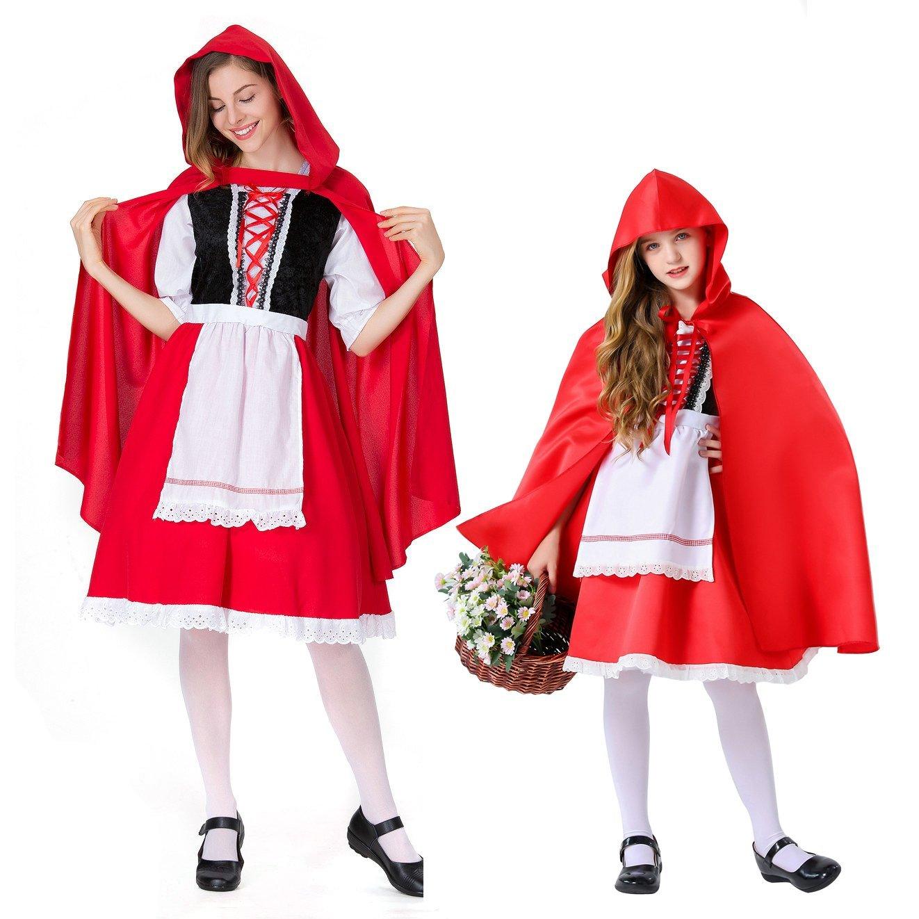 Children's Day Halloween kindergarten Little Red Riding Hood show costume family performance - Pajamasbuy