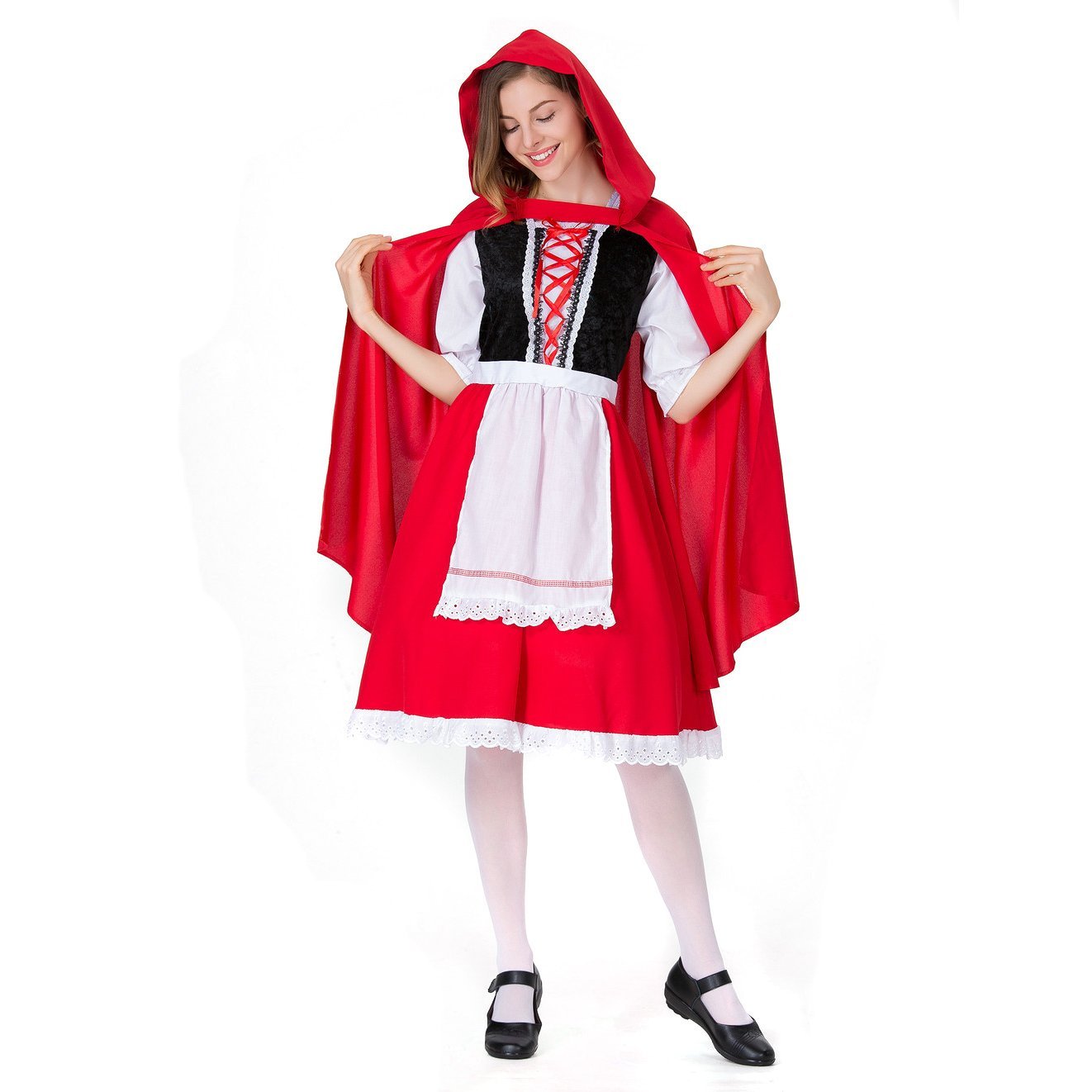 BuyChildren's Day Halloween kindergarten Little Red Riding Hood show costume family performance Now Cheaper With 3 - 5 Days Ship - PajamasBuy