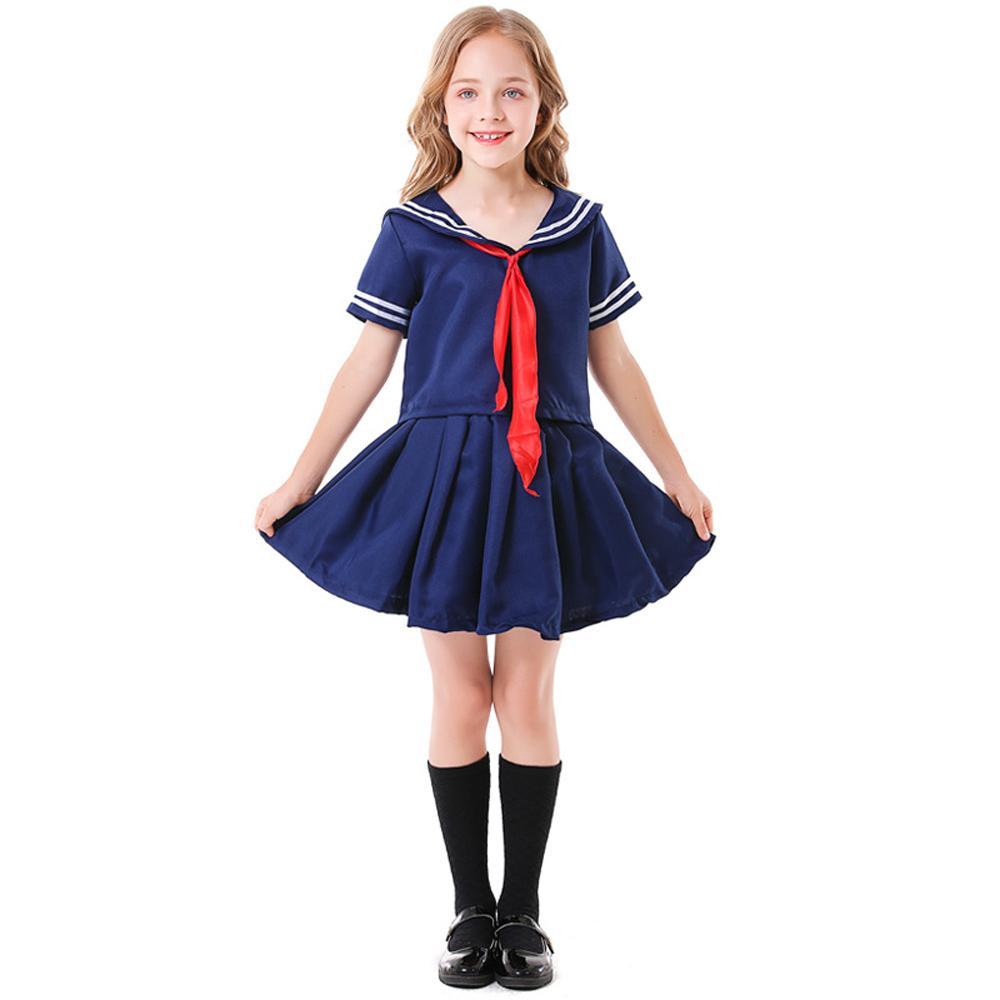 BuyChildren's Japanese anime style JK dark blue sailor costume Now Cheaper With 3 - 5 Days Ship - PajamasBuy