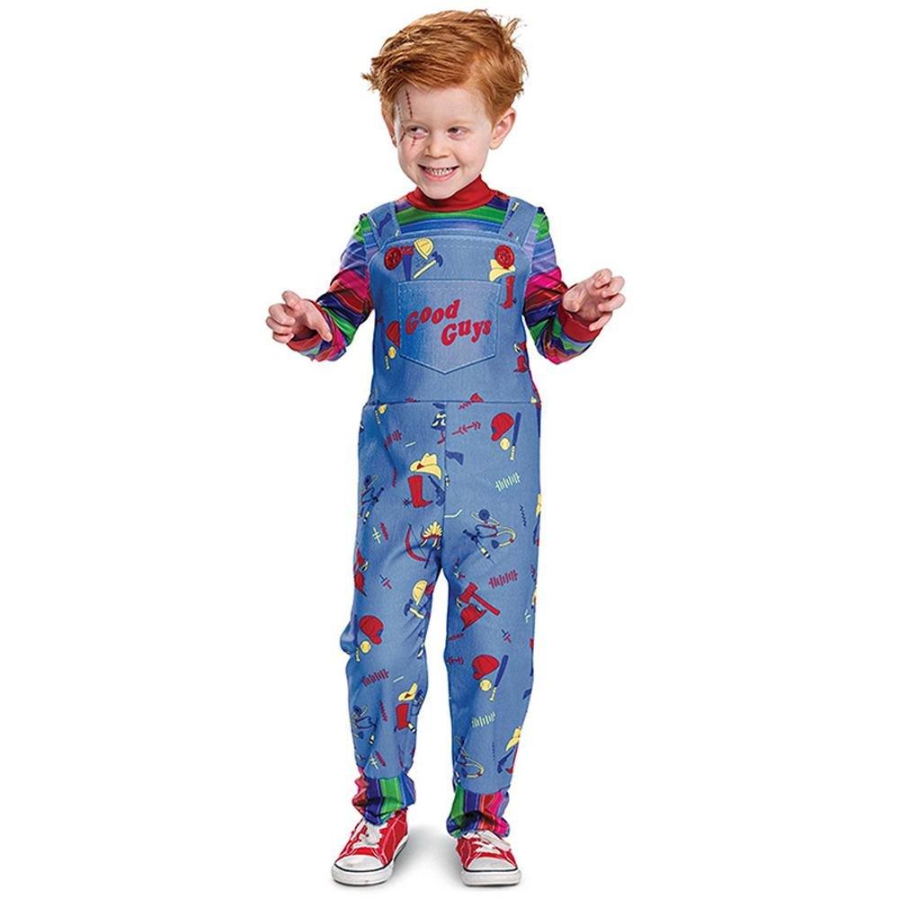 child's kids Chucky Costume Boy Jumpsuit Girls Dress stage Halloween - Pajamasbuy