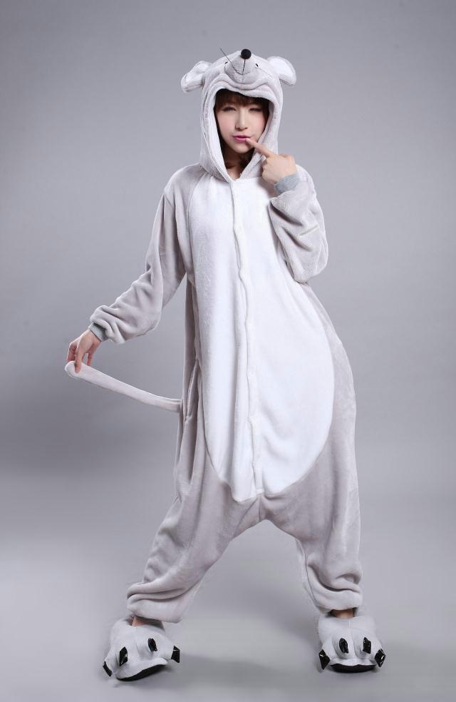 BuyChinese Zodiac Signs Mouse Kigurumi Animal Onesies Pajamas Costume Now Cheaper With 3 - 5 Days Ship - PajamasBuy