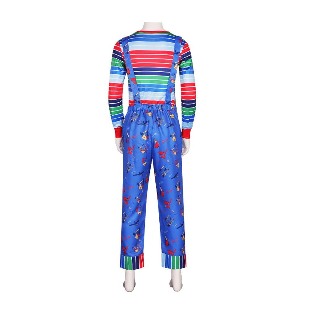 BuyChucky Halloween Cosplay Costume Outfits Carnival Suit Now Cheaper With 3 - 5 Days Ship - PajamasBuy