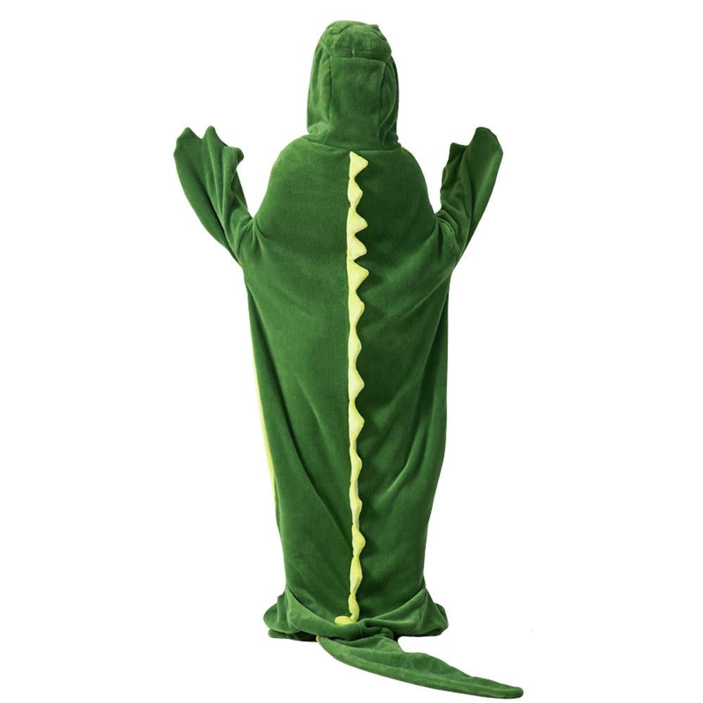 BuyCrocodile Animal kigurumi onesies Costume Cozy Fleece Pajama Robe Now Cheaper With 3 - 5 Days Ship - PajamasBuy