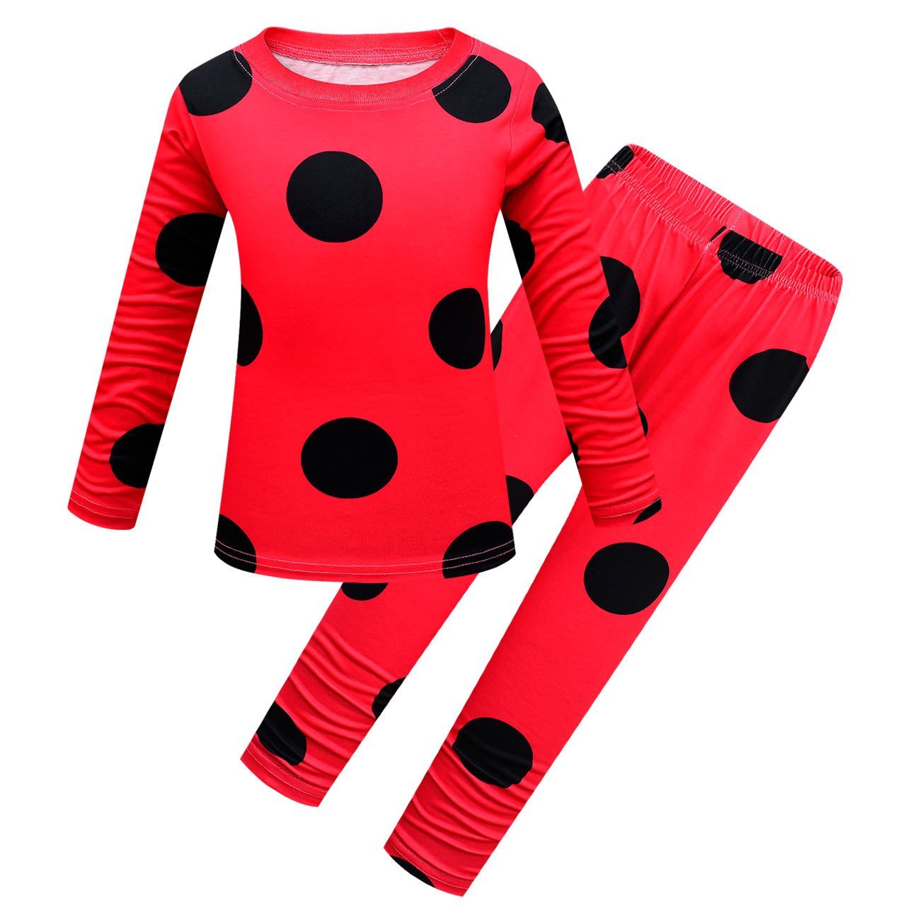 BuyCry Babies Miraculous Ladybug Cosplay Cartoon Long Sleeve Pants Mask Three Pieces Set Now Cheaper With 3 - 5 Days Ship - PajamasBuy