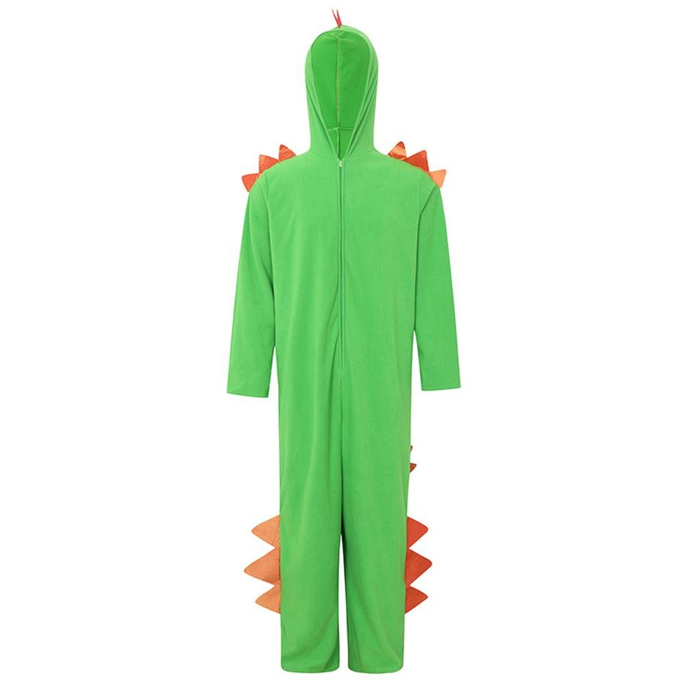 BuyCute Green Big Tail Dinosaur Animal Adult Jumpsuit Cosplay Costume Carnival Now Cheaper With 3 - 5 Days Ship - PajamasBuy