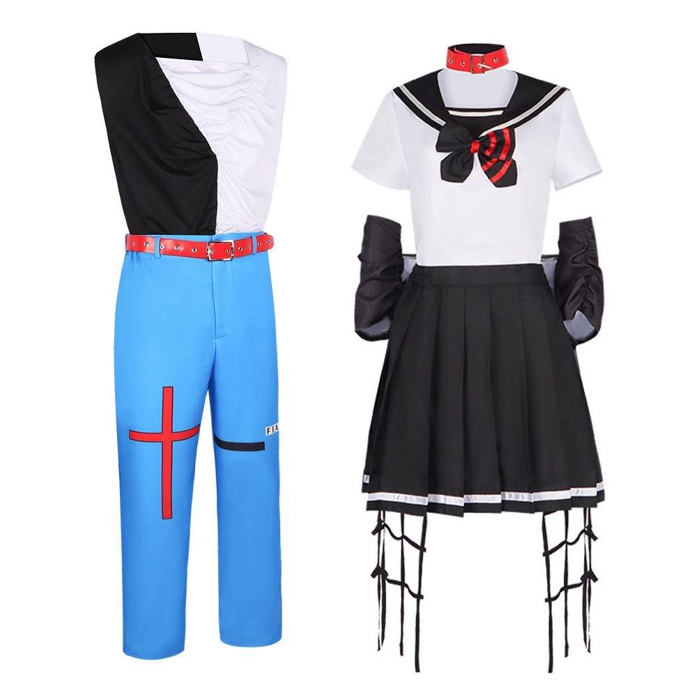 Dead Mount Death Play Shinoyama Poruka Sakimiya Misaki Anime Cosplay Costume Outfits Halloween Carnival Suit - Pajamasbuy