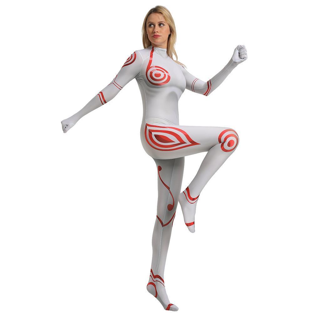 BuyDeadman Wonderland Shiro Cosplay Costume Zentai Bodysuit for Halloween Party Now Cheaper With 3 - 5 Days Ship - PajamasBuy